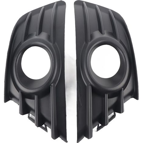 Paire de pare-chocs avant antibrouillard calandre garniture couleur noire convient pour Citroen C4 2004-2008 (1/5)