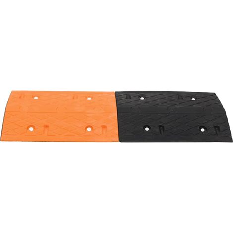 Ralentisseur Jaune et noir 97x32,5x4 cm Caoutchouc (1/5)