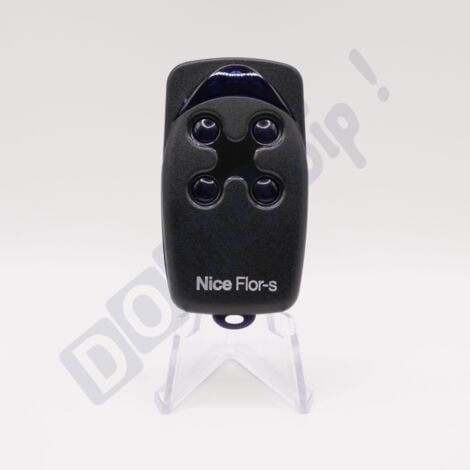 Télécommande nice flo4rs - 4 canaux 433.92 mhz - compatible récepteurs flox2r/floxi2r/ox2/ox4t - programmation sécurisée - pile fournie - ne pas confondre avec flo4 (1/5)