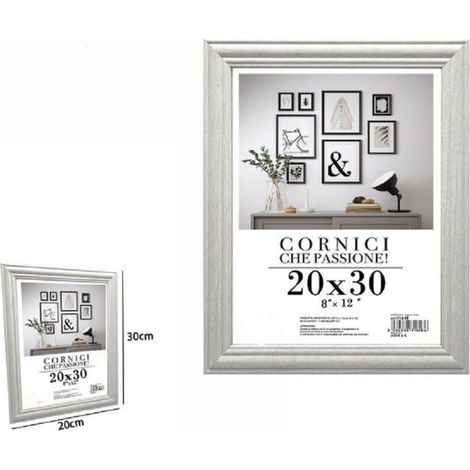 Cadre Photo Poster 20 X 30 Cm Argent Modèle 71618