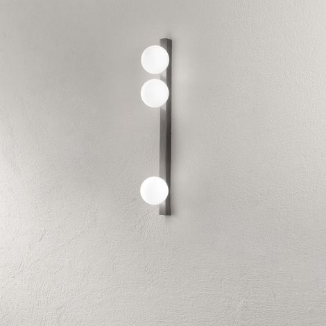 Plafoniera Minimal Snooky Metallo Grigio 3 Luci G9 Ip20 (1/3)
