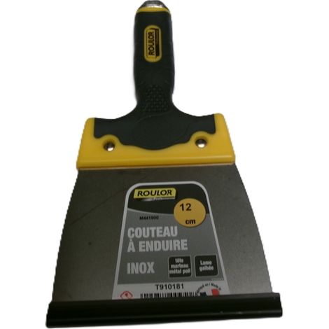Couteau à enduire tri-marière inox 12 cm - ROULOR - T910181