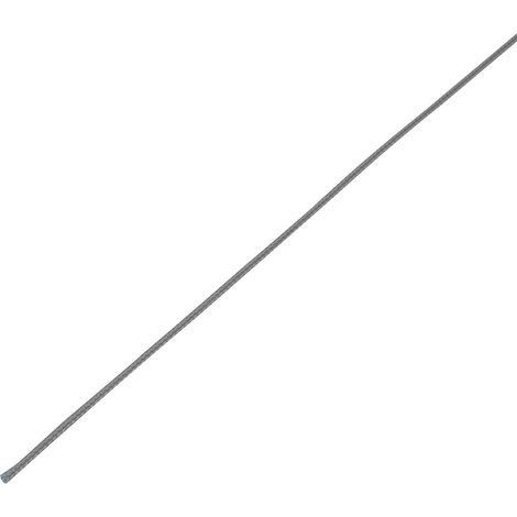 TRU COMPONENTS 1568186 CBBOX0205-GY Geflechtschlauch Grau PET 2 bis 5 mm 10 m