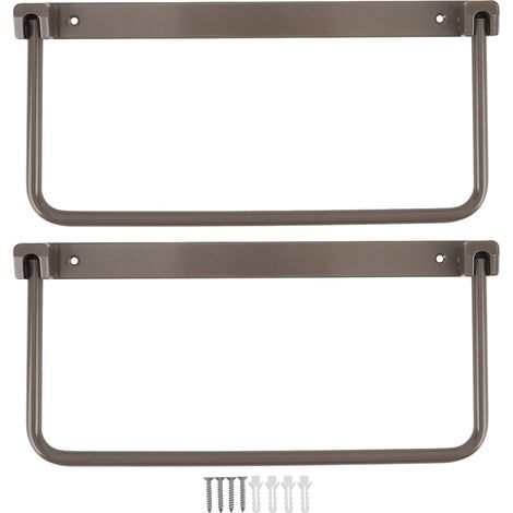 Greensen Étagère à Chaussures RV en Alliage D'aluminium, étagère à Chaussures Murale Pliable, Armoire à Chaussures Peu Encombrante pour Camping-Car, Yacht, Rangement de Chaussures (Brown).