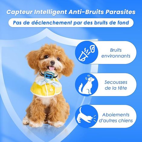 Anti-Barking Collar for Dogs, Vibration/Sound, Bark Detection Collars, Vibrating Collar, Adjustable Strap for Puppy Chihuahua Small Large Dog (1/4)