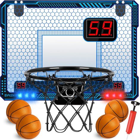 Mini Panier Basket pour Enfants Jouet 3 5 6 7 8 9 10 12 Ans, Panier Basket Intérieur pour Porte/Chambre/Bureau/Mural Mini Hoop Toys Jouet Cadeau Jeux Sport Garçons Fille (1/5)
