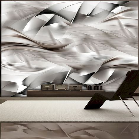 Papier peint adhésif Tresse abstraite - 441 x 315 cm (1/4)