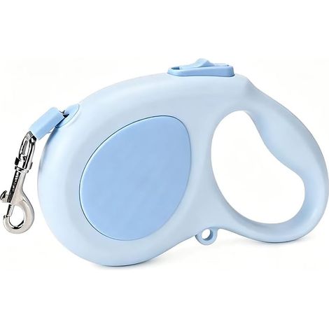 Laisse rétractable pour chien de 4,8 m avec interrupteur et poignée Laisse de marche automatique réglable pour chiens de petite,moyenne et grande taille (1/5)