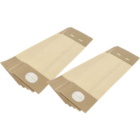 vhbw 10x filtro turbo reemplaza Makita 193293-7 para lijadora orbital y aleatoria - Bolsa aspiradora de papel (set)