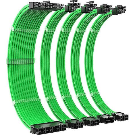 Câble répartiteur 24 broches ATX 24 broches, double PCIe 6+2 broches, double EPS 4+4 broches (1/5)