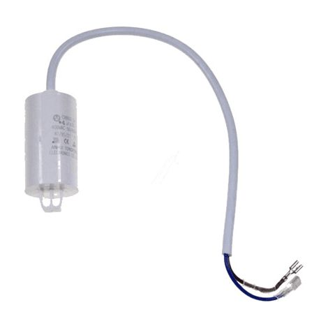 CONDENSATEUR 4 MF 400 V A FILS POUR CONGELATEUR BRANDT - 32007056 (1/2)