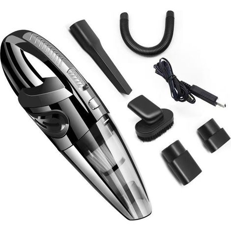 Aspirateur de voiture portable sans fil - Aspirateur de recoins portable rechargeable par USB (1/3)