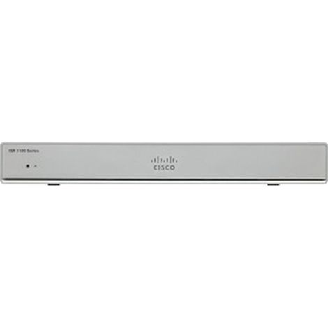 Cisco C1117-4P ISR 1100: router WAN DSL/GE de 4 puertos, puertos LAN PoE, Gigabit Ethernet (1/2)