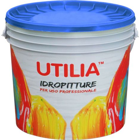 Utilia idropittura superlavibile col.bianco lt.4 - Utilia