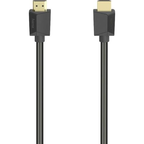 Câble de raccordement Hama HDMI Fiche mâle HDMI-A, Fiche mâle HDMI-A 5.00 m noir 00200704 4K UHD Câble HDMI (1/2)