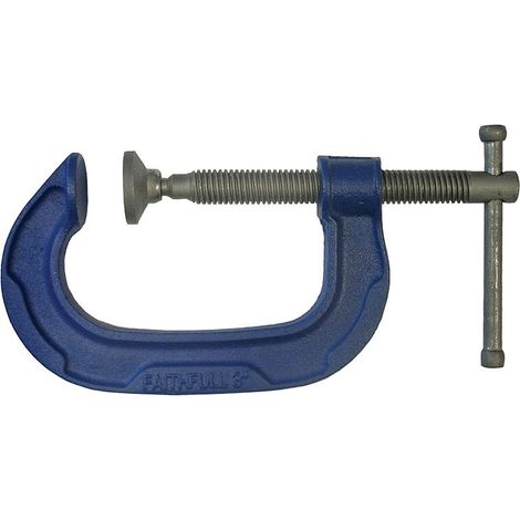 Faithfull Heavy-Duty G-Clamp 75mm (3-inch) with Robust Construction for Professional and DIY Use (1/3)