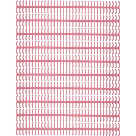 10 anneaux de reliure en plastique à 34 trous avec reliure à feuilles détachables, boucle de reliure amovible, diamètre des aiguilles : 12 mm (1/4)