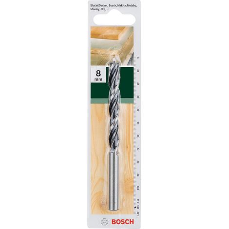 Bosch PUNTA ELICOIDALE PER LEGNO 8X75X115 PZ 1