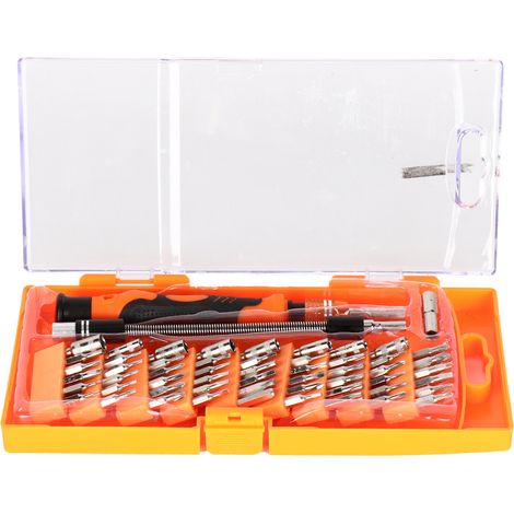 Kit De Tournevis Professionnel - Ensemble 58 Pièces - Réparation Téléphone Et Caméra - Boîte De Rangement Incluse (1/5)