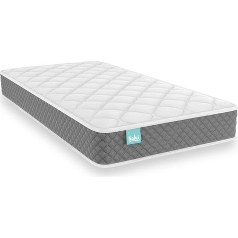 Nalui Colchón Cuna 70x140x12cm Gris Oscuro Baby One ±12cm Certificado Oeko-Tex® Hecho en España