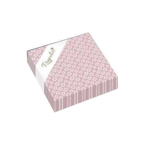 Tovaglioli decorativi Herlitz a 3 veli, rosa cipria, 20 pezzi, 33x33 cm