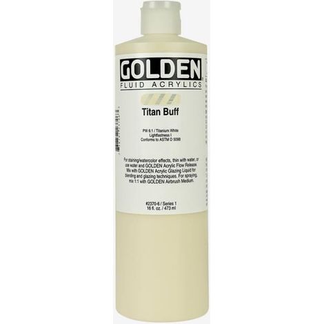 Peinture Acrylique - Golden - Titan Buff - 473ml - Couleur Beige - Haute résistance