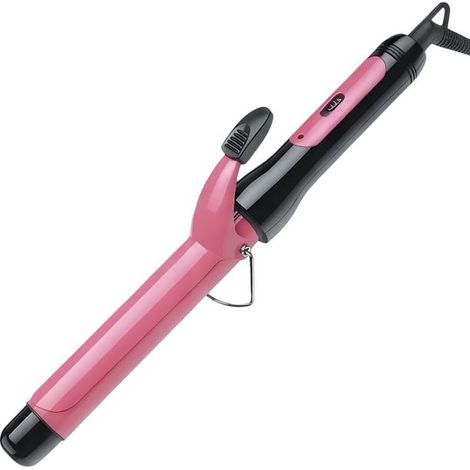 Fer à Boucler Cheveux 60W en Céramique Tourmaline avec Chauffage Constant Rose