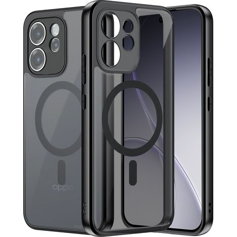 Funda para Oppo Reno 15 Pro, compatible con MagSafe, funda mate Erbord, color negro. (1/5)
