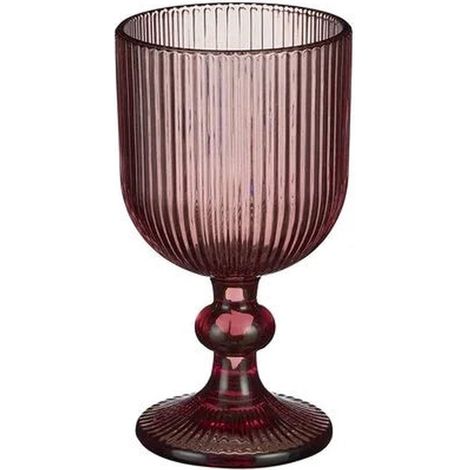 Mica Decorations Verre à vin Violet H15xl8xL8cm