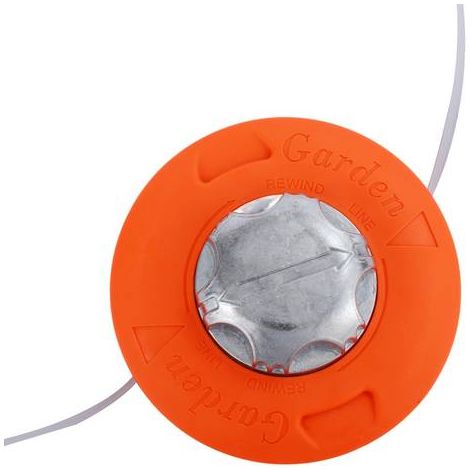 Tête de remplacement débroussailleuse orange pièce détachée universelle pour coupe herbe jardin efficace (1/4)
