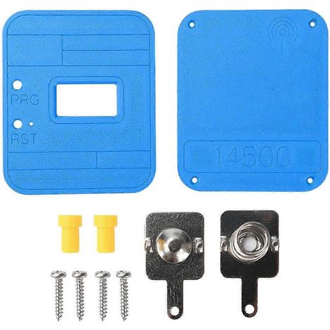 WiFi LoRa 32 V4 Entwicklungsboard-Gehäuse mit 14500 Batteriesteckplatz und GPS-Modul für den industriellen Einsatz (blau). (1/5)