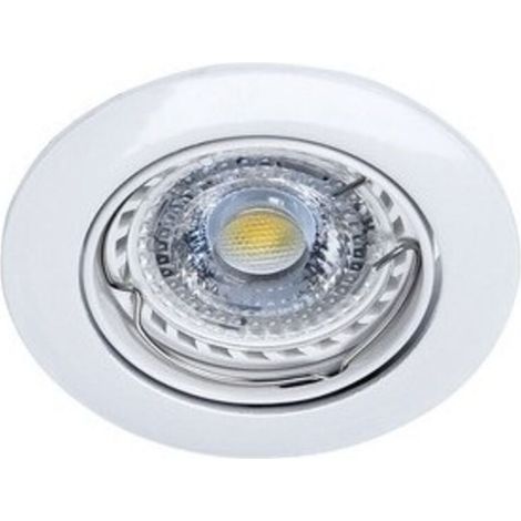 LUNAR LED Encastré GU10 blanc a/lpe LED 3,6W 3000K 420lm dimmable incl 51066 (1/4)