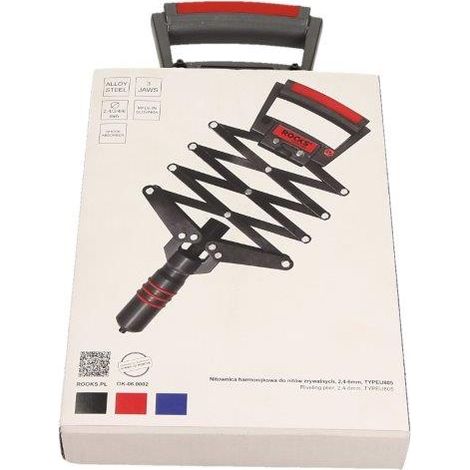Rivettatrice a fisarmonica ROOKS per rivetti ciechi 2–6 mm EU805 (OK-06.0002)
