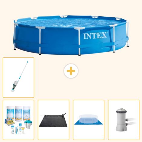 Intex Piscine Tubulaire Ronde - 366x76 cm - 6-pièces S21005 (1/2)
