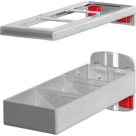 Kombinationshalter, 2-teilig Maße in mm (BxT): 55 x 150