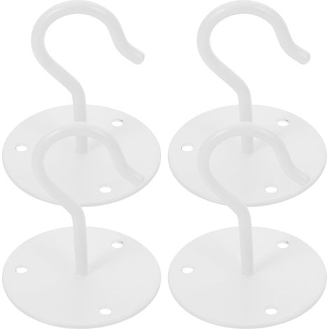 4 crochets pour plantes suspendues, pour plafond ou suspension d'intérieur et d'extérieur (1/5)