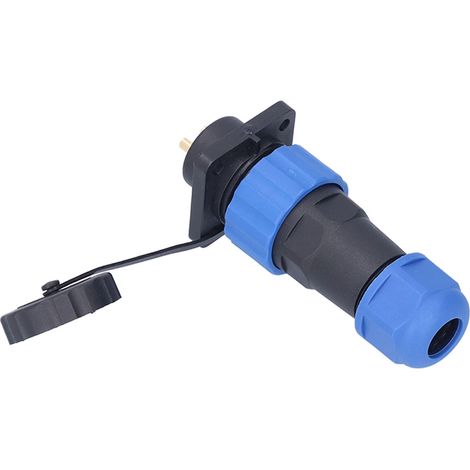 SP202 2-poliger wasserdichter elektrischer Steckverbinder, AC 380V Luftfahrt-Vierkantstecker, Lötanschlussadapter, wasserdichter Industriesteckverbinder (1/5)