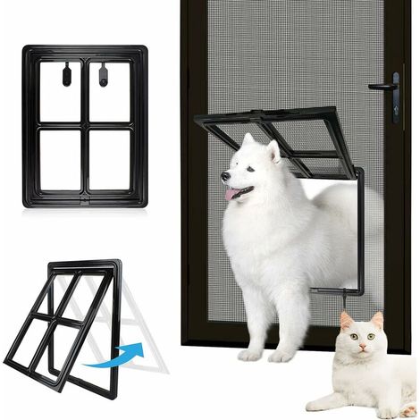 Cat Flap Door for Screens - Large 12" x 16" (1/5)