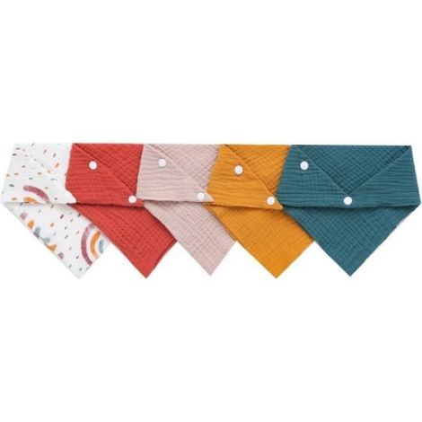 Serviette Bain Bébé - Coton Doux Absorbant - Pour Toilette et Change - 31x21 cm - Lot de 5