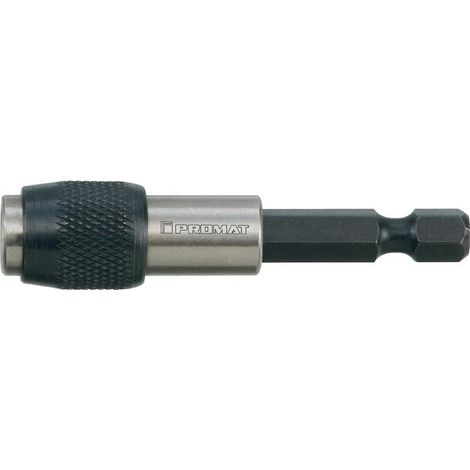 Porte-embout 1/4 F 6,3 1/4 C 6,3 porte-mèches à serrage rapide L. 60 mm (1/2)