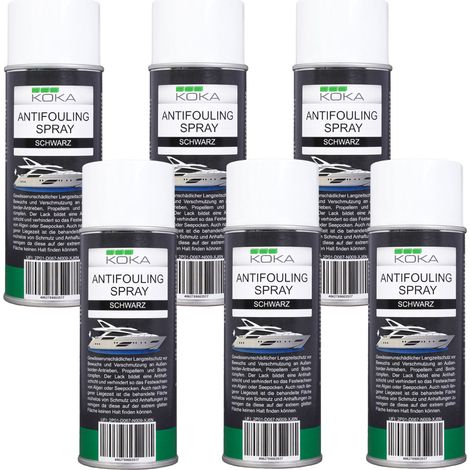 6x Antifouling Spray Schwarz (1/5)