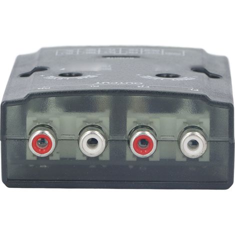 Convertisseur 12V haut niveau vers bas niveau 4 canaux pour autoradio, amplificateur voiture, adaptateur signal haut/bas avec délai, compatible lecteur CD, stéréo voiture (1/5)