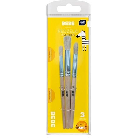 3 BB Kids Holzbürsten