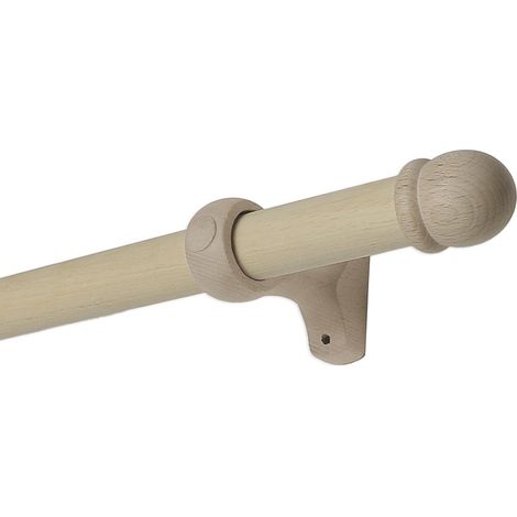 Kit per asta per tende Alma, diametro 28 mm, finitura naturale, 180 cm MOBOIS (1/3)