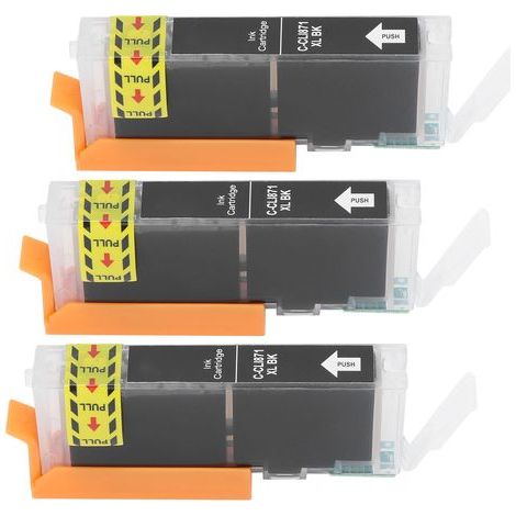 3 Cartouches d'Encre 13ml Couleur pour Imprimantes Canon PIXMA - Boîte de Recharge (1/5)