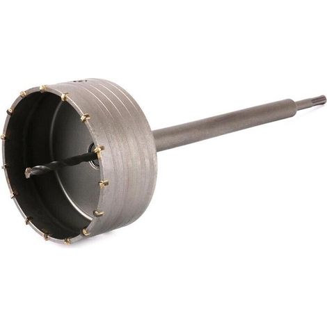 Fresa A Tazza 125 Mm Carotatrice Muro Asta Sds Plus 50 Cm Prolunga Da Trapano (1/2)