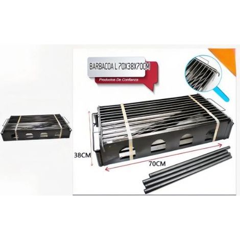 Barbecue compact et portable 70Ă—38Ă—70 cm Barbecue Ă charbon pour pique-niques, camping et utilisation au jardin (1/5)