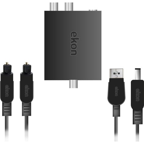 Ekon ECATOSLRCACONVERTK Audio-Konverter Schwarz
