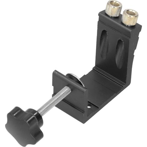 Positionneur de Perçage Oblique à 15° pour Assemblage Bois – Guide de Perçage Précis pour Chevilles et Joints en Menuiserie