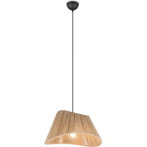Lampada a sospensione, Iuta, naturale, D 52 cm, Valerie (1/5)